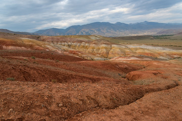 mountains steppe desert color