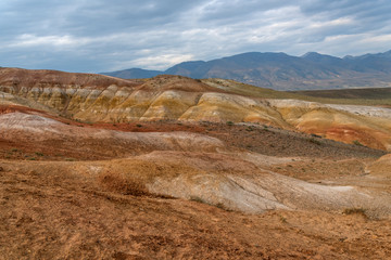 mountains steppe desert color