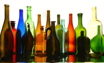 colorful bottles