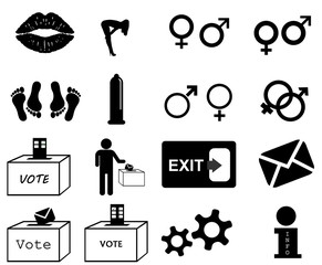 Sexe, genre, vote en 16 icônes