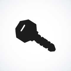 Key. Vector drawing
