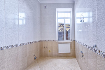 empty interior in modern house