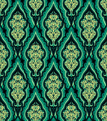 Beautiful vector ethnic seamless pattern.Mandala repeat backgrou