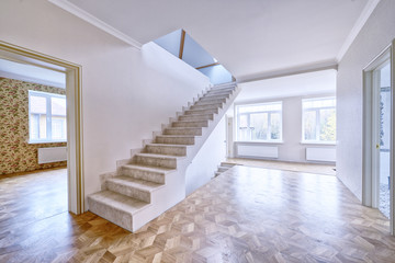 interior hall design in luxury country house
