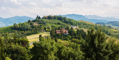 Old typical Tuscan farmhouse in Italy