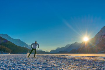 Cross-country skiing Skating