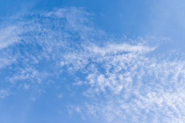 blue sky with cloud