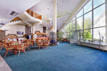 hotel lobby interior