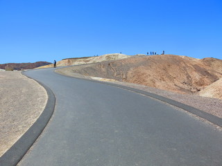 zabriskie point, death valley, usa