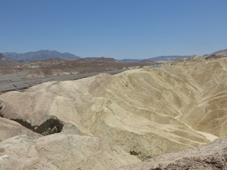 zabriskie point, death valley, usa
