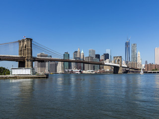Fototapeta na wymiar Brooklyn Bridge, New York City, USA