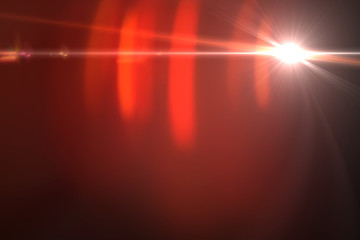 Lens flare effect