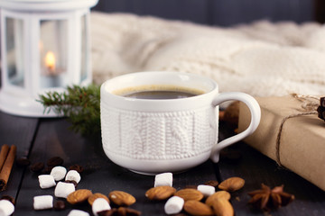 Cocoa, coffee marshmelou