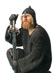 Portrait of male warrior
