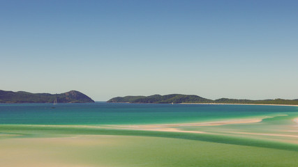 Whitehaven Beach in Queensland, Australien