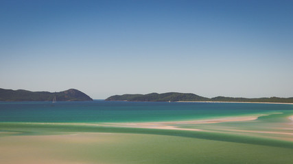 Whitehaven Beach in Queensland, Australien