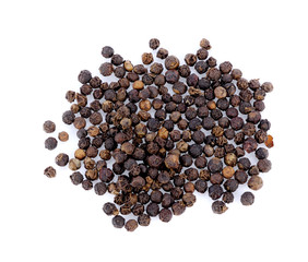 pepper corn   on white background