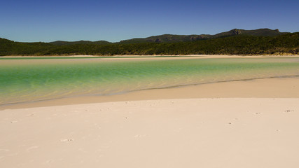 Whitehaven Beach in Queensland, Australien