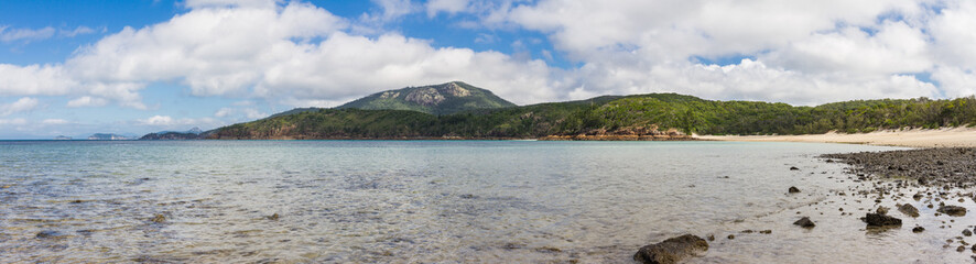 Panorama Whitsunday Island from the Whithaven Beach, Australia