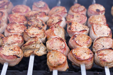 barbecue on the grill