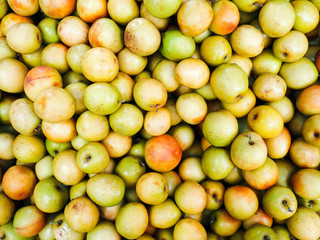 Jujube fresh on the market.