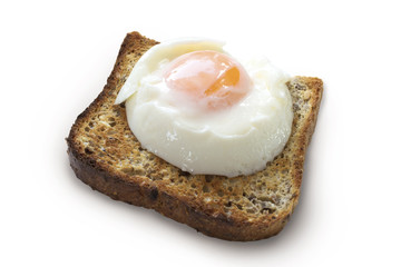 Poached egg on toast