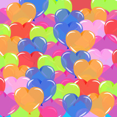 color balloons background