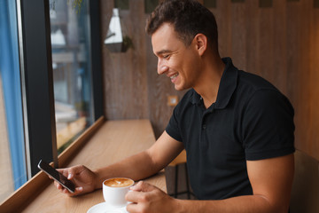 businessman using smartphone