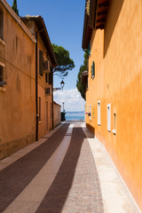 Nice Alley In Cisano Lake Garda / Italy