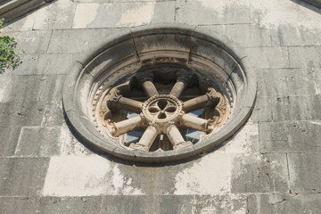 Korcula, Window St. Mark's Cathedral,Croatia