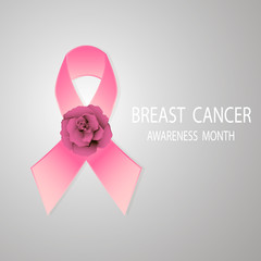 Breast cancer awareness symbol.