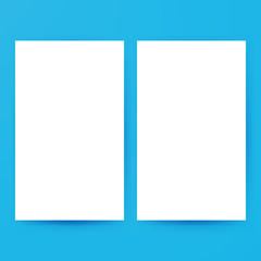 Two Empty Brochure Mockup