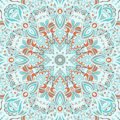 mandala lace seamless pattern design