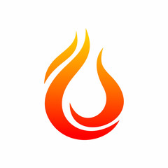 Fire Flame Logo Icon