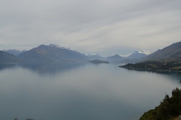 Misty morning over Lake Wakatipu