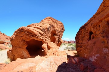 Red Sandstone Rocks
