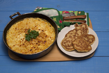 Кабачки запеченные на сковороде.