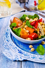 Salad of roasted vegetables