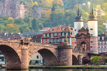 Heidelberg city in germany - obrazy, fototapety, plakaty