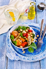 Salad of roasted vegetables