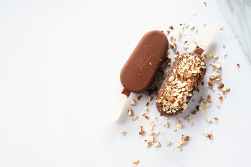 chocolate popsicle