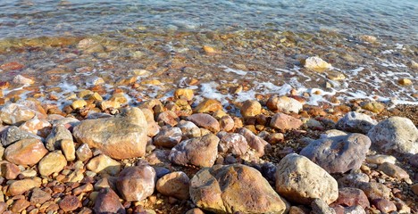 Dead sea shore