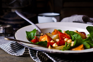 Salad of roasted vegetables