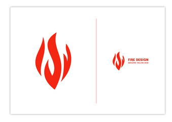 Fire logo, three fire, spirit
