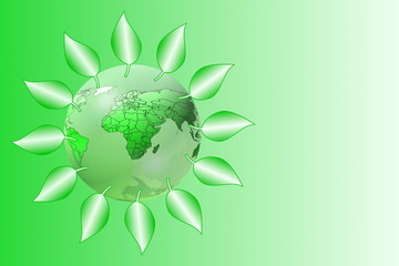 go green Nature ecology organic concept