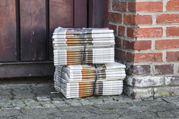 Zeitungsstapel