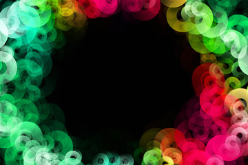 abstract elegant circle background design illustration with space for your text