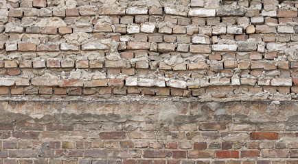 Old brick wall background