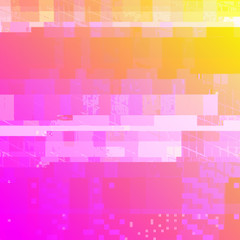 vector colorful glitch art background .