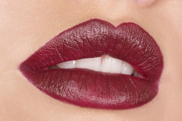 Sexy lipstick lips